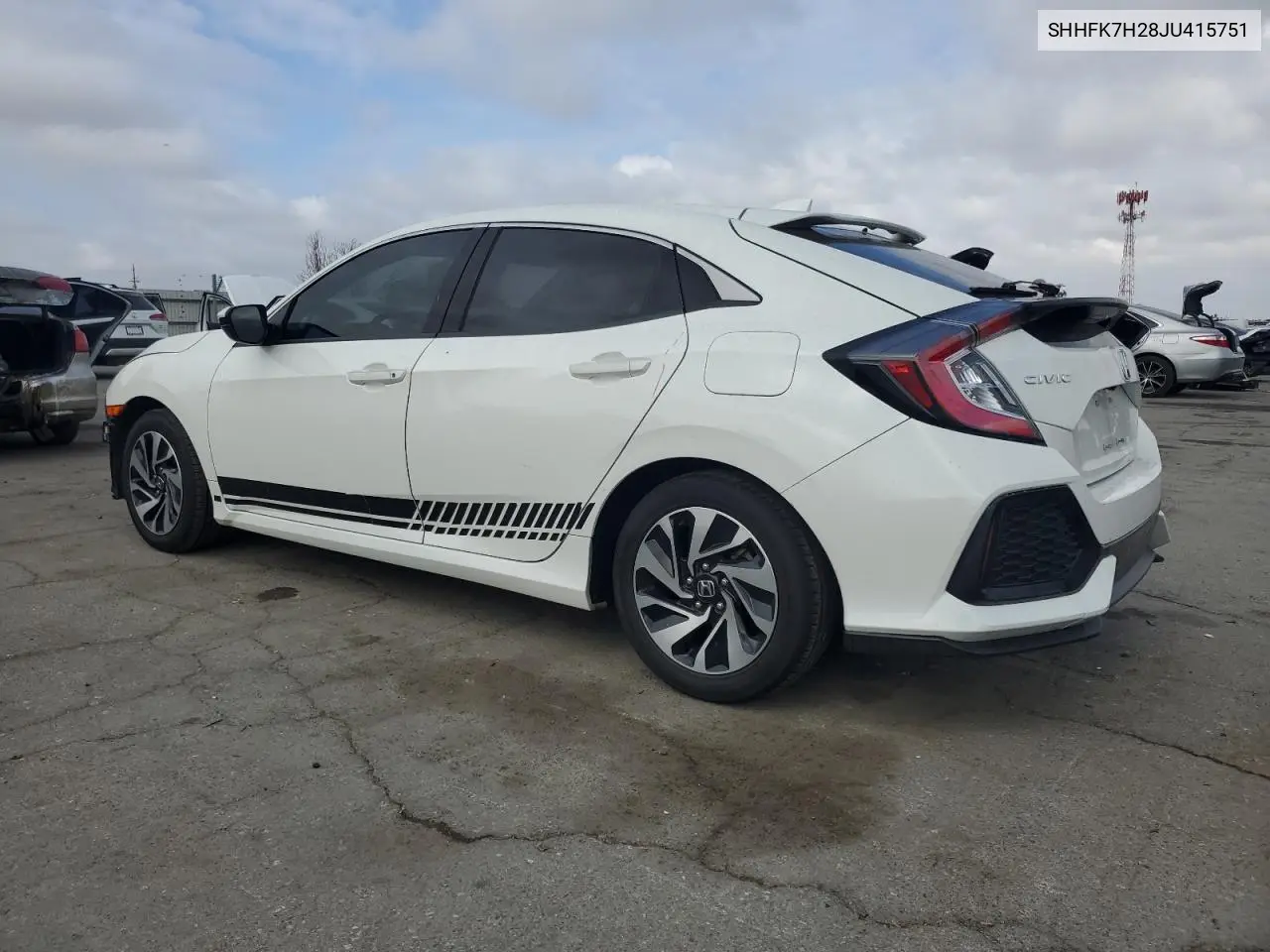 SHHFK7H28JU415751 2018 Honda Civic Lx