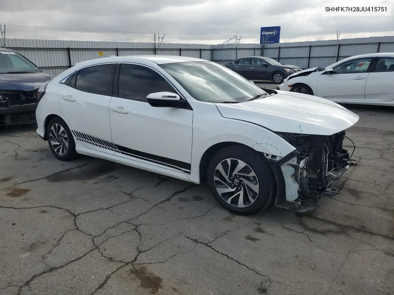 SHHFK7H28JU415751 2018 Honda Civic Lx