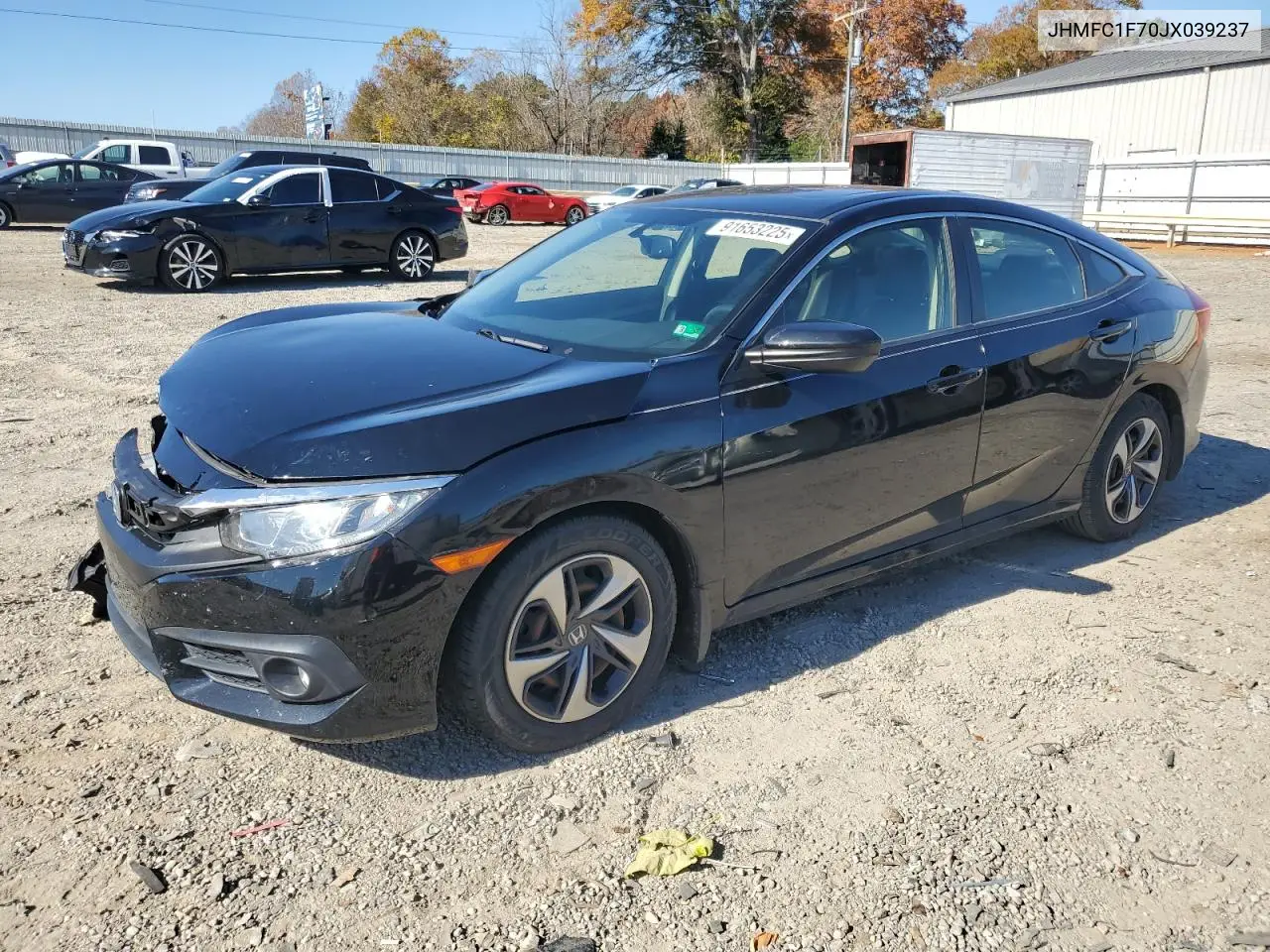 JHMFC1F70JX039237 2018 Honda Civic Exl