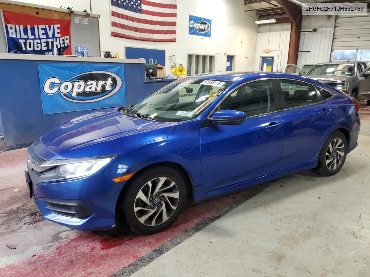 2HGFC2F71JH532759 2018 Honda Civic Ex