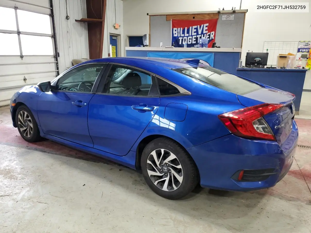 2HGFC2F71JH532759 2018 Honda Civic Ex