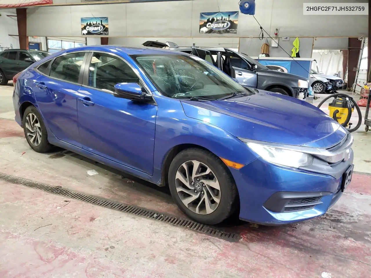 2HGFC2F71JH532759 2018 Honda Civic Ex