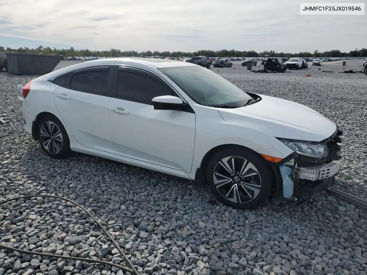 JHMFC1F35JX019546 2018 Honda Civic Ex