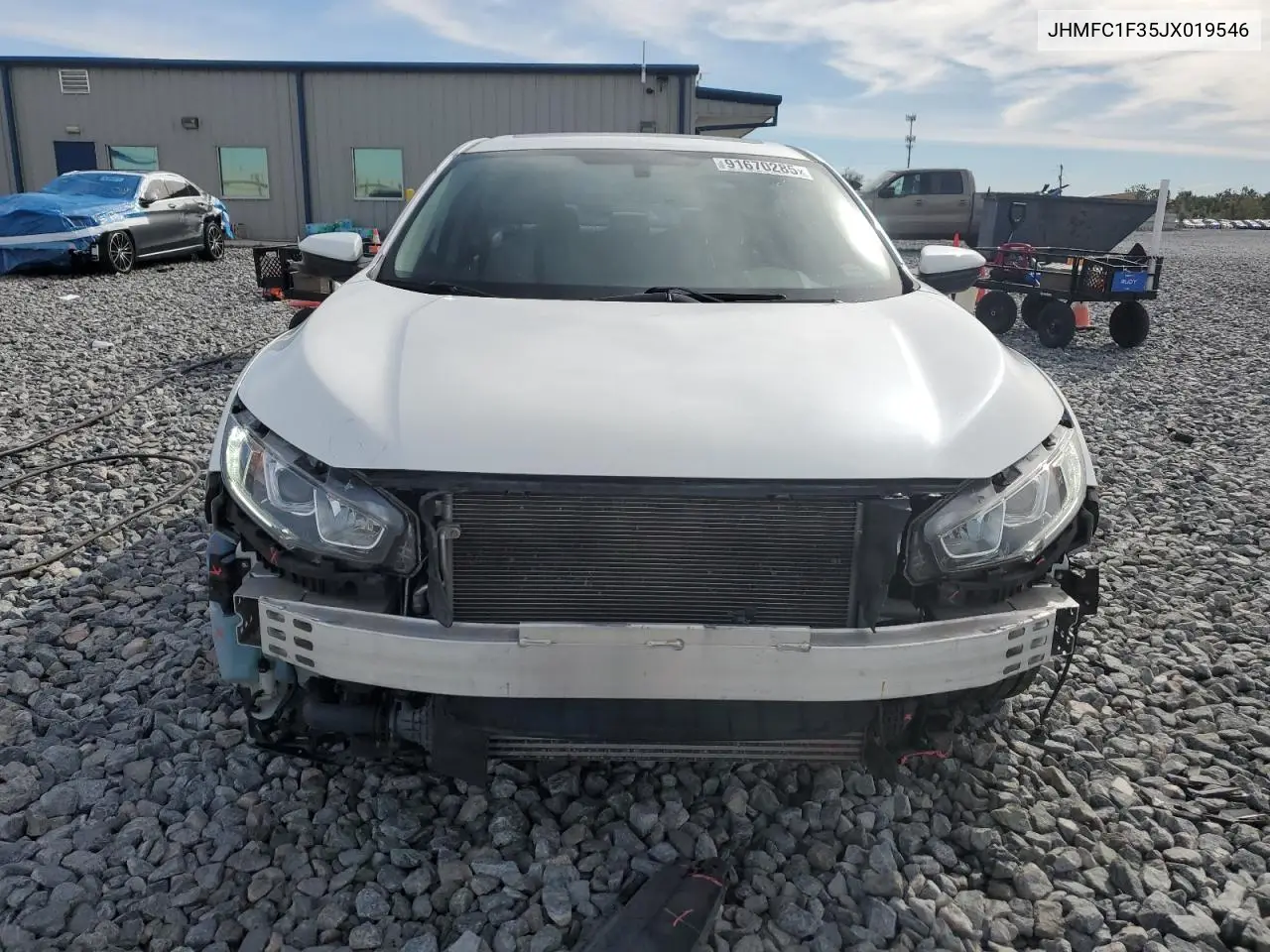 JHMFC1F35JX019546 2018 Honda Civic Ex