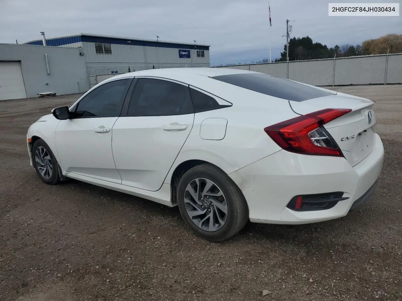 2HGFC2F84JH030434 2018 Honda Civic Ex