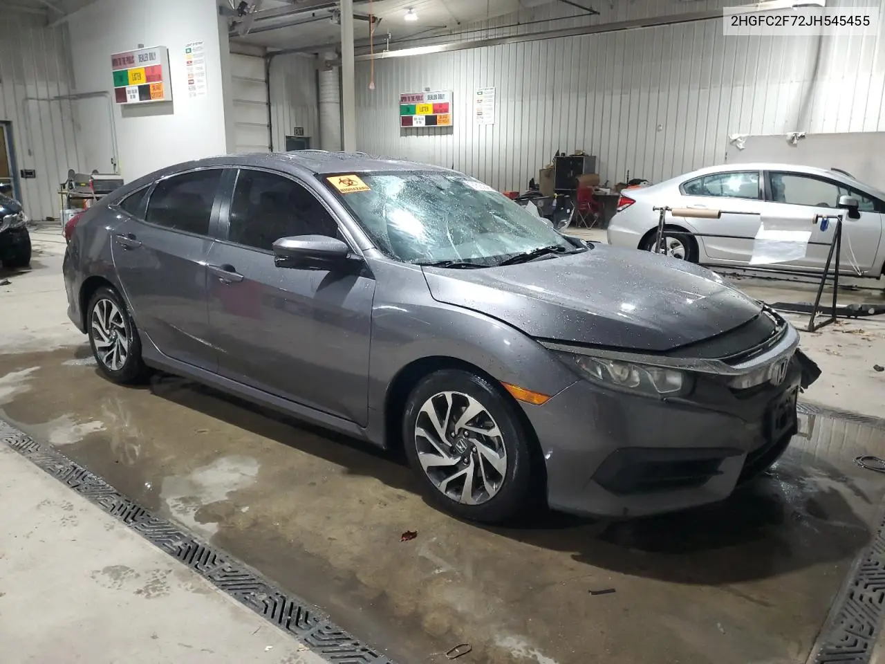 2HGFC2F72JH545455 2018 Honda Civic Ex