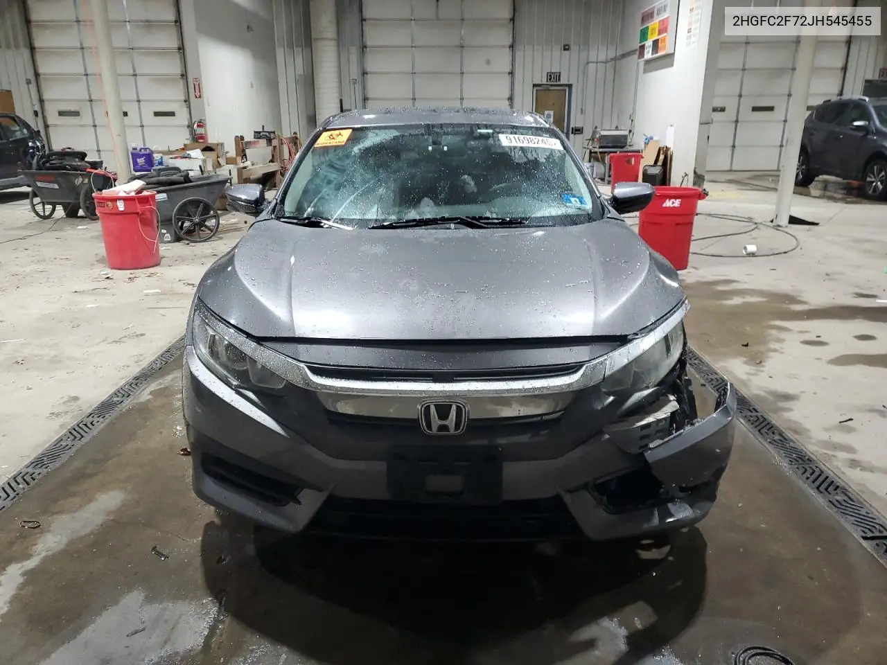 2HGFC2F72JH545455 2018 Honda Civic Ex
