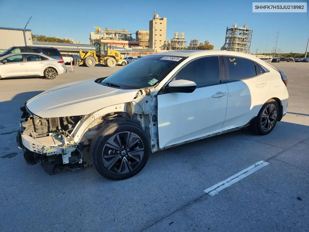 SHHFK7H53JU218982 2018 Honda Civic Ex