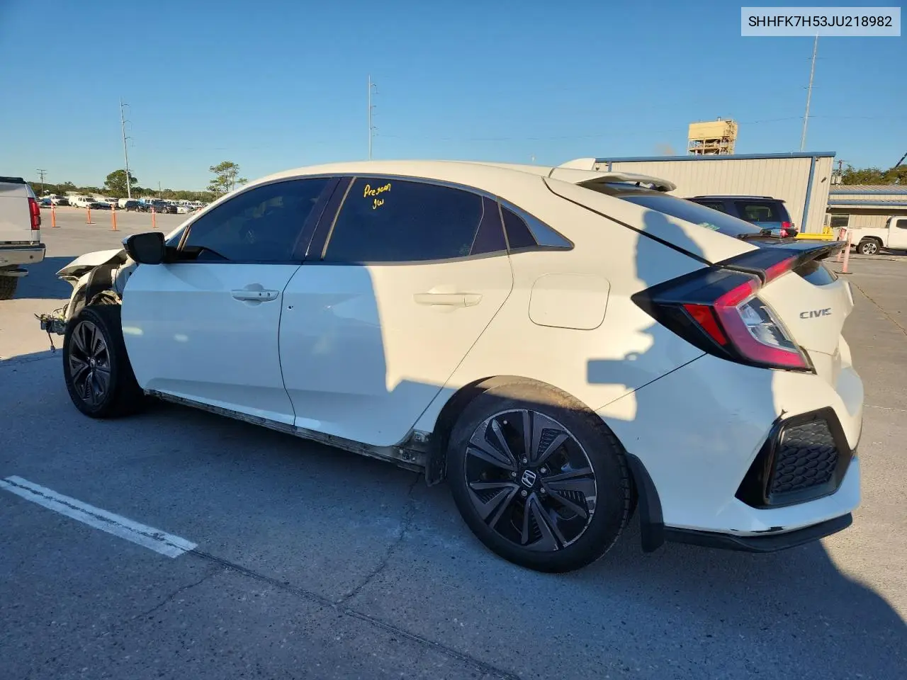 SHHFK7H53JU218982 2018 Honda Civic Ex