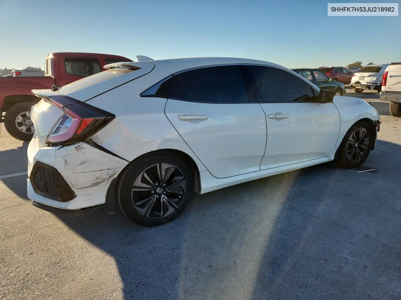 SHHFK7H53JU218982 2018 Honda Civic Ex