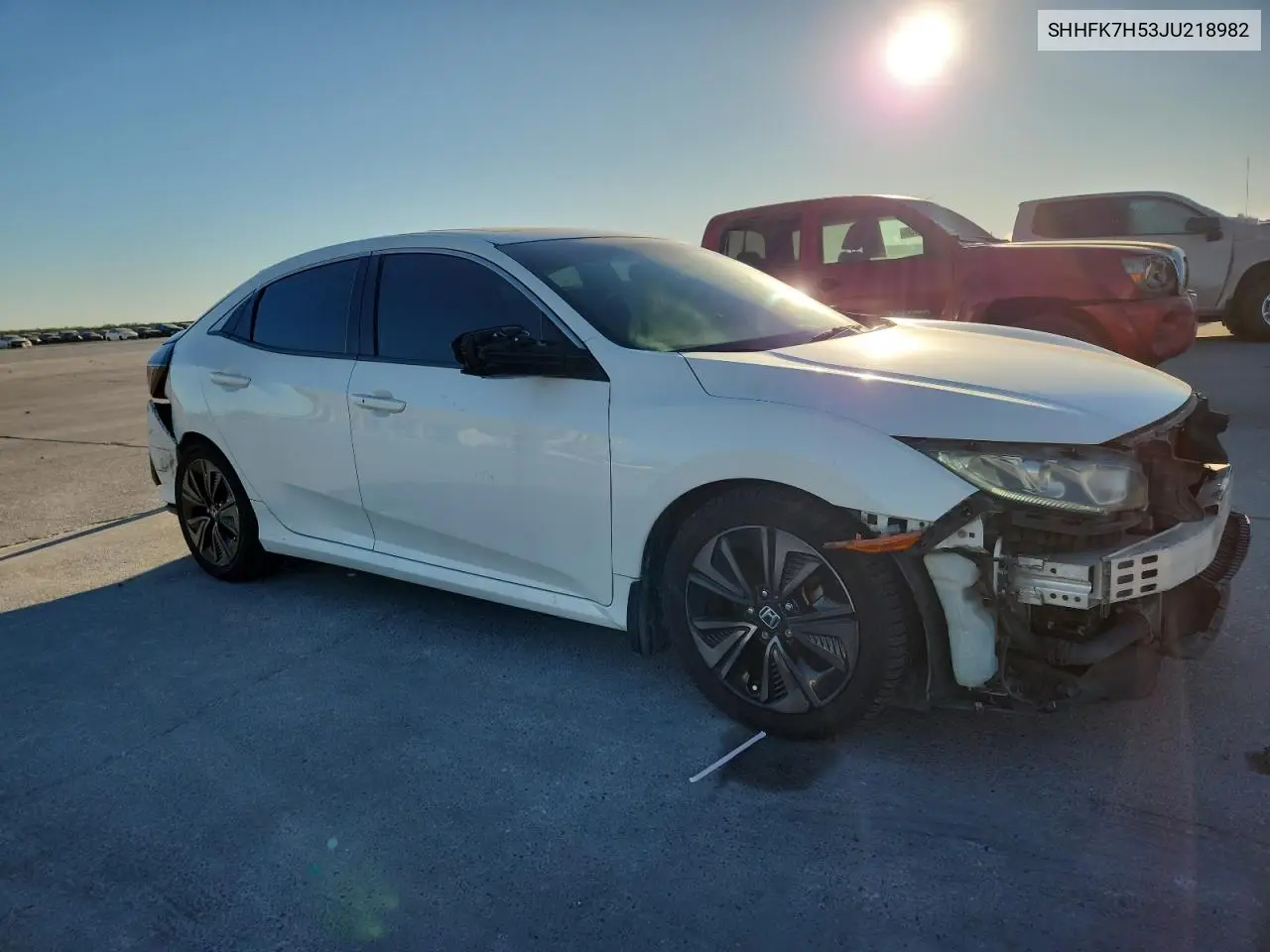 SHHFK7H53JU218982 2018 Honda Civic Ex