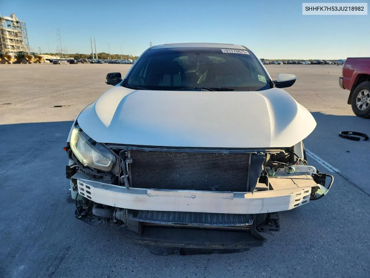SHHFK7H53JU218982 2018 Honda Civic Ex