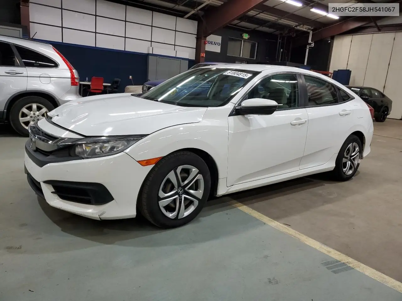 2HGFC2F58JH541067 2018 Honda Civic Lx
