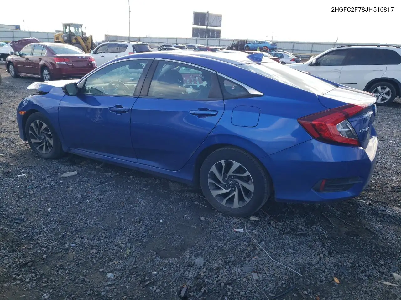 2HGFC2F78JH516817 2018 Honda Civic Ex