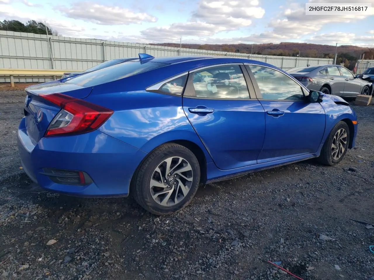 2HGFC2F78JH516817 2018 Honda Civic Ex