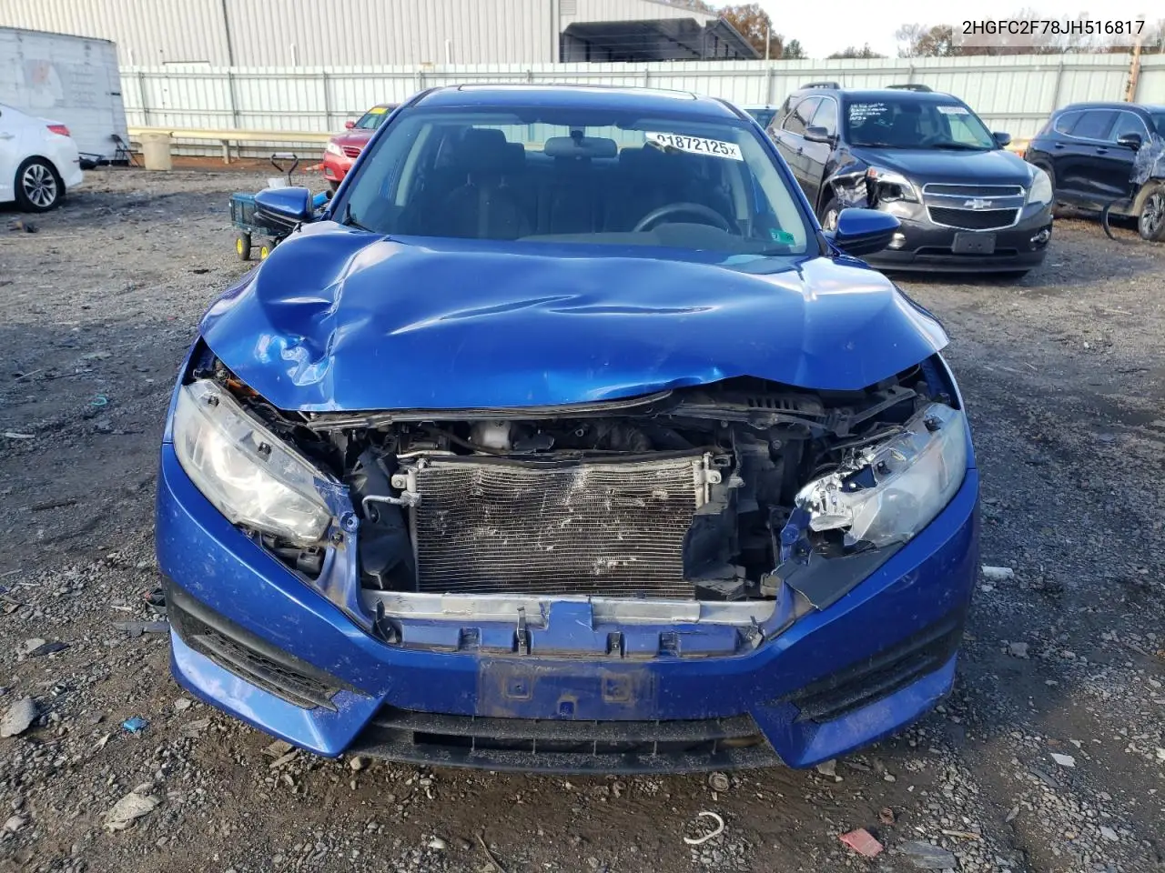 2HGFC2F78JH516817 2018 Honda Civic Ex