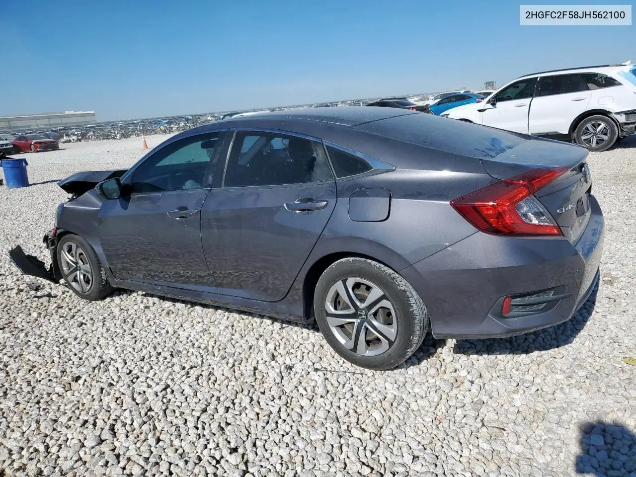 2HGFC2F58JH562100 2018 Honda Civic Lx