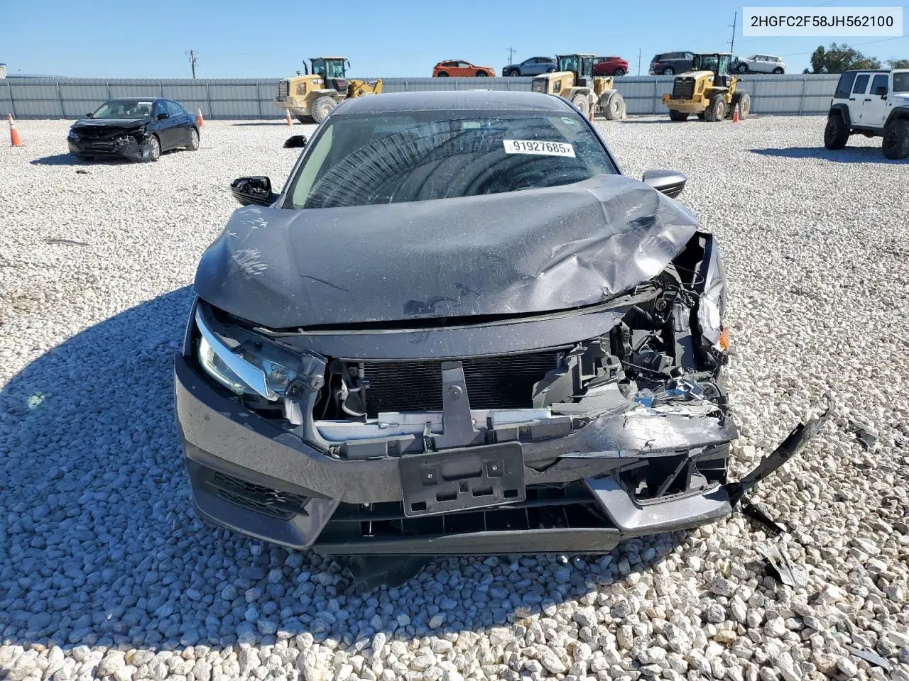 2HGFC2F58JH562100 2018 Honda Civic Lx