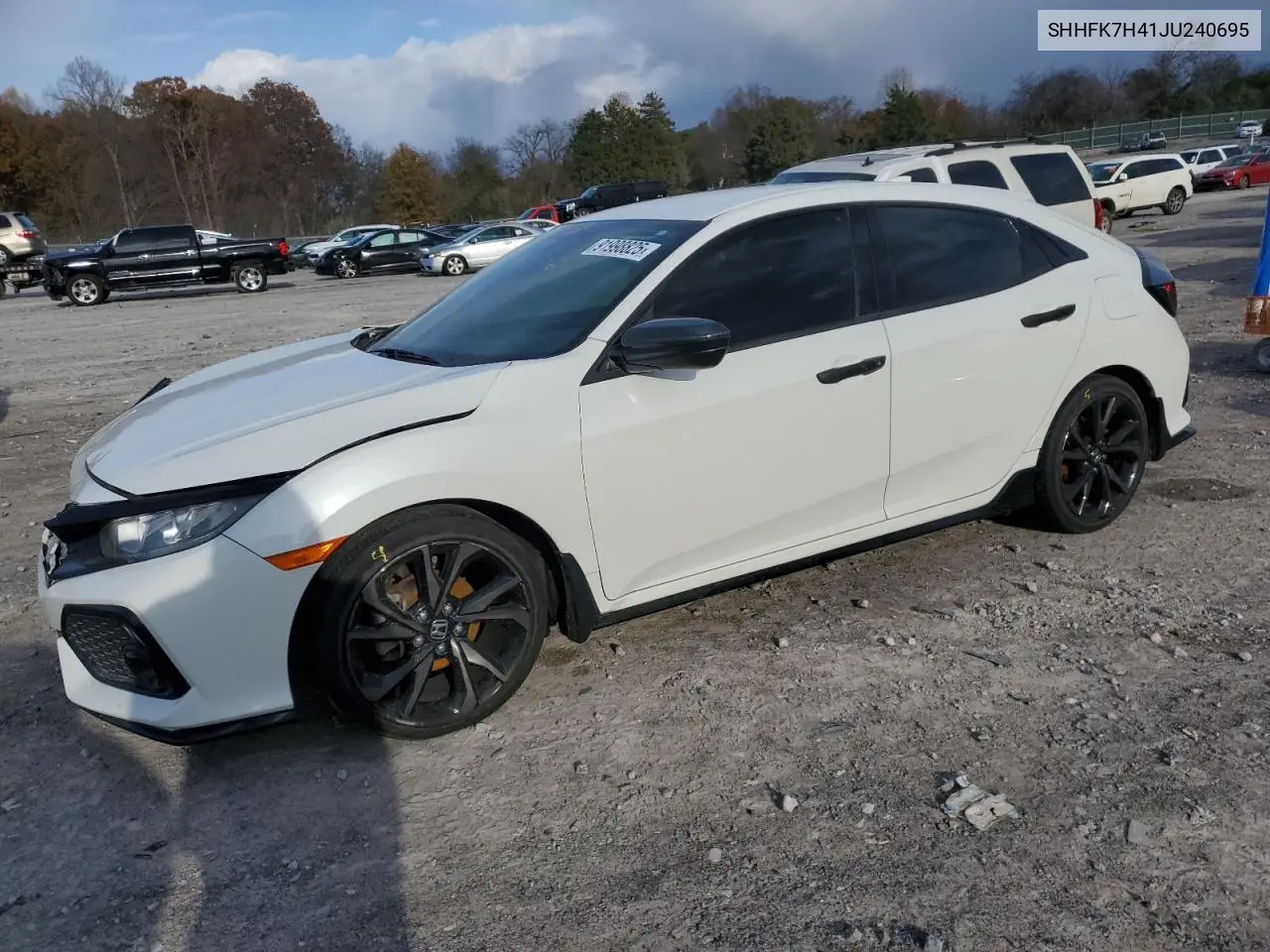 SHHFK7H41JU240695 2018 Honda Civic Sport