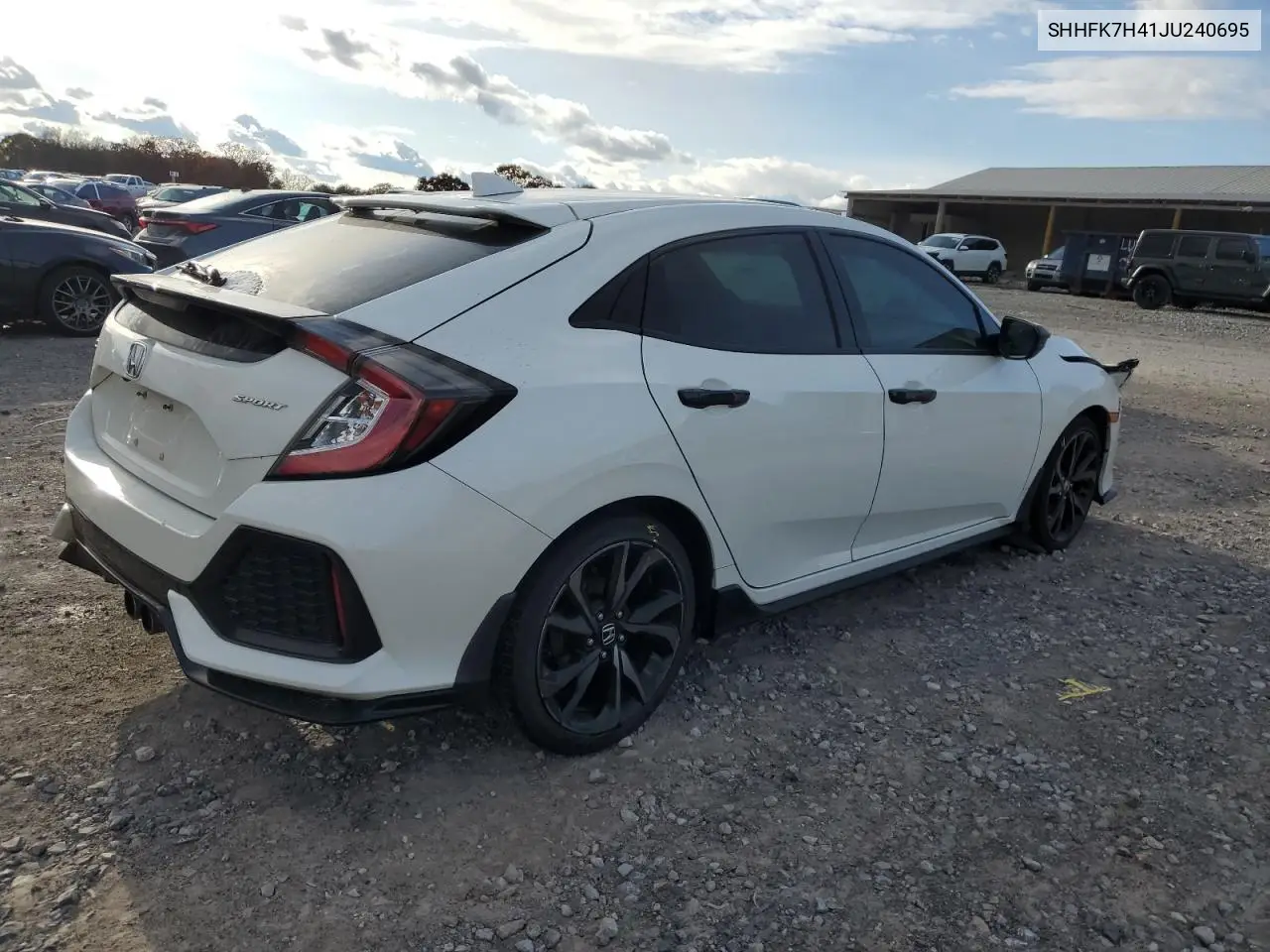 SHHFK7H41JU240695 2018 Honda Civic Sport
