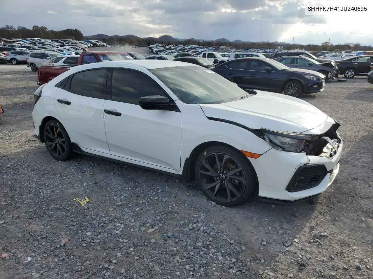 SHHFK7H41JU240695 2018 Honda Civic Sport