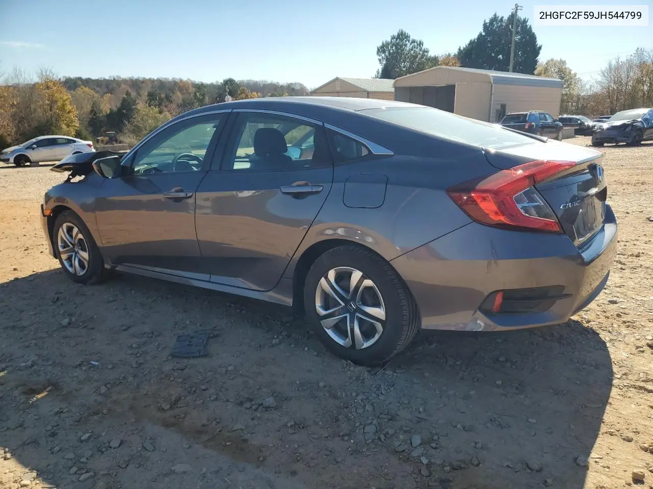 2HGFC2F59JH544799 2018 Honda Civic Lx