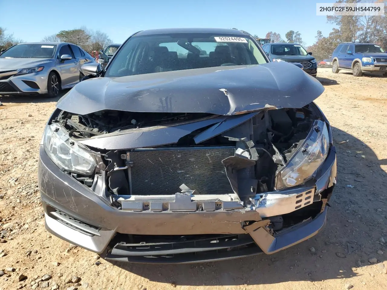 2HGFC2F59JH544799 2018 Honda Civic Lx