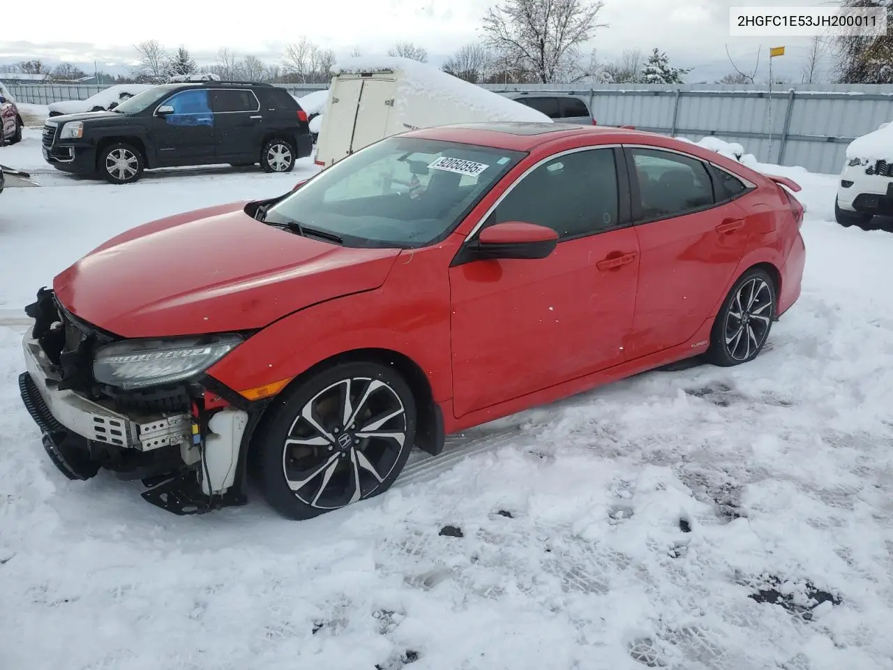 2HGFC1E53JH200011 2018 Honda Civic Si