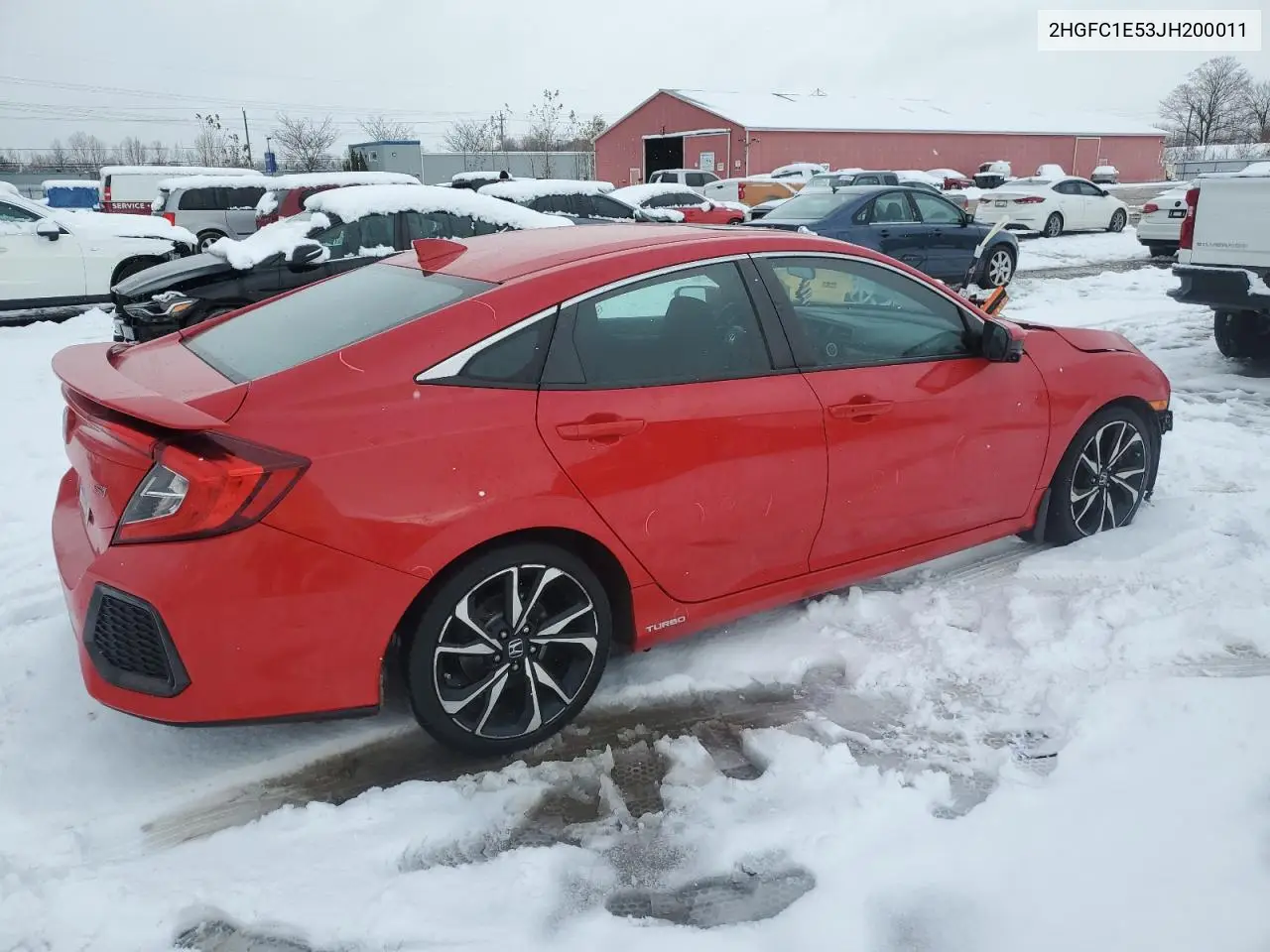 2HGFC1E53JH200011 2018 Honda Civic Si