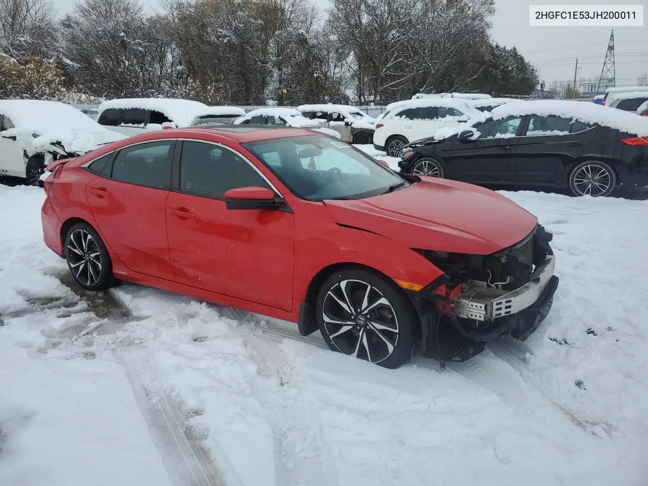 2HGFC1E53JH200011 2018 Honda Civic Si