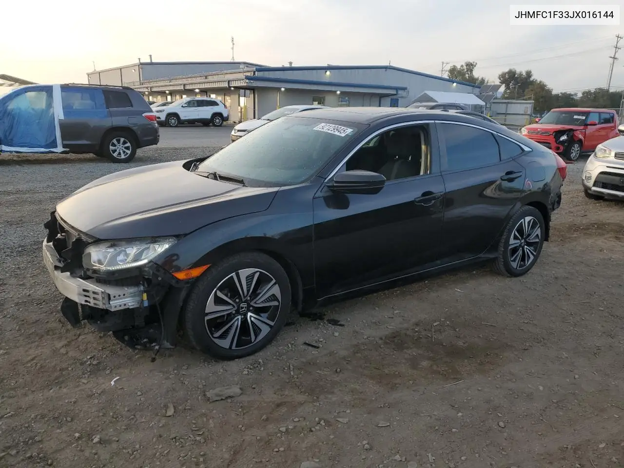 JHMFC1F33JX016144 2018 Honda Civic Ex