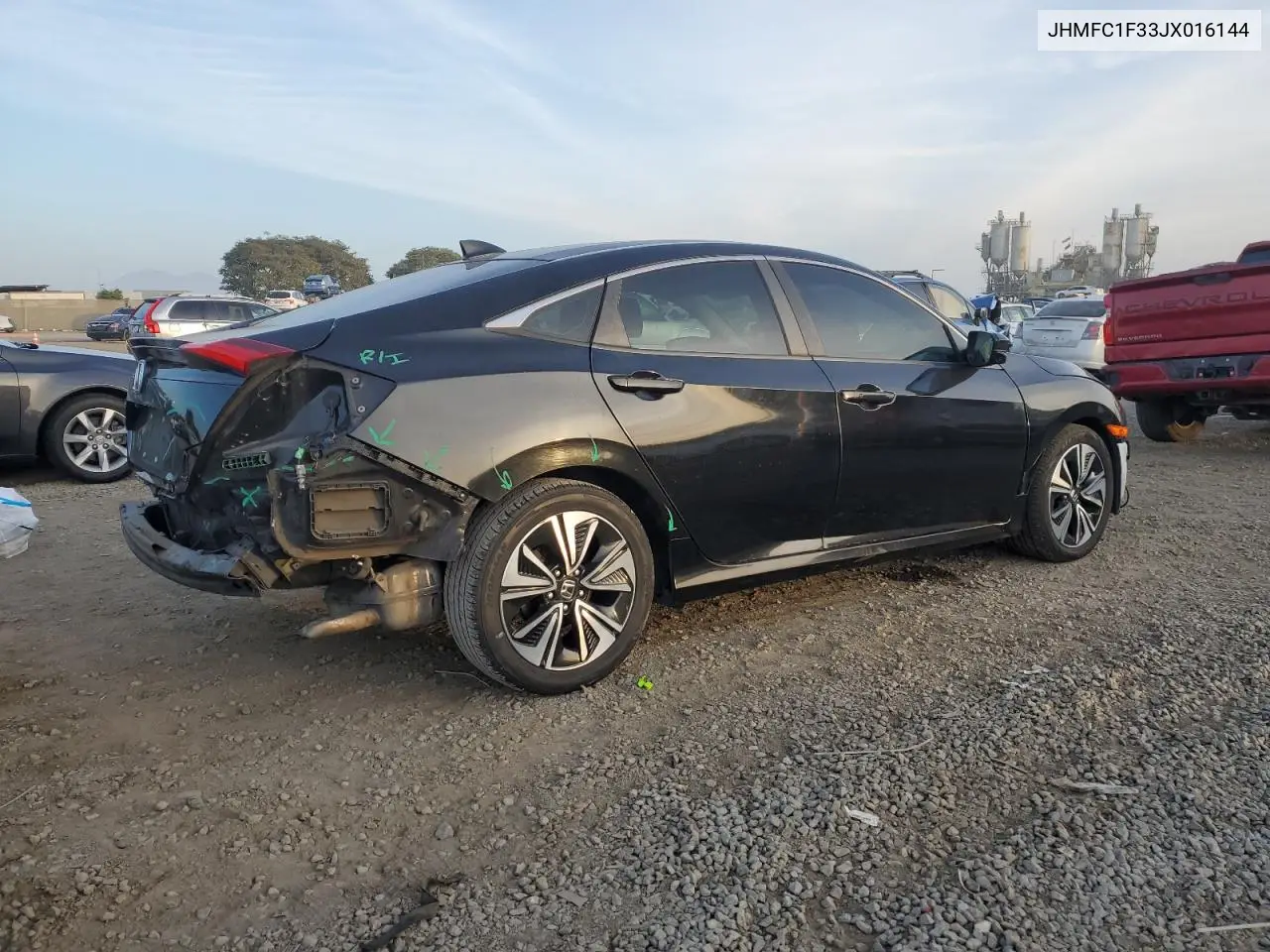JHMFC1F33JX016144 2018 Honda Civic Ex