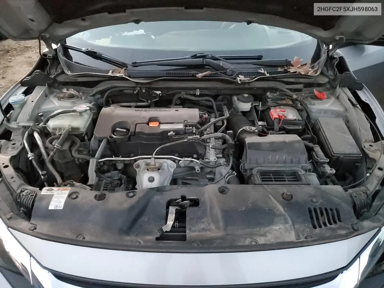 2HGFC2F5XJH598063 2018 Honda Civic Lx