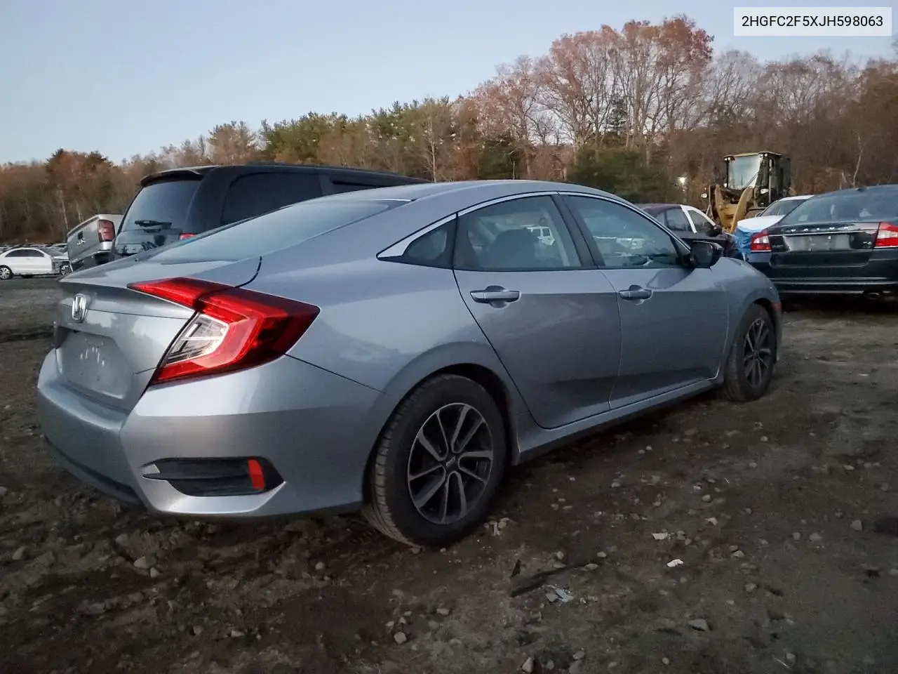 2HGFC2F5XJH598063 2018 Honda Civic Lx
