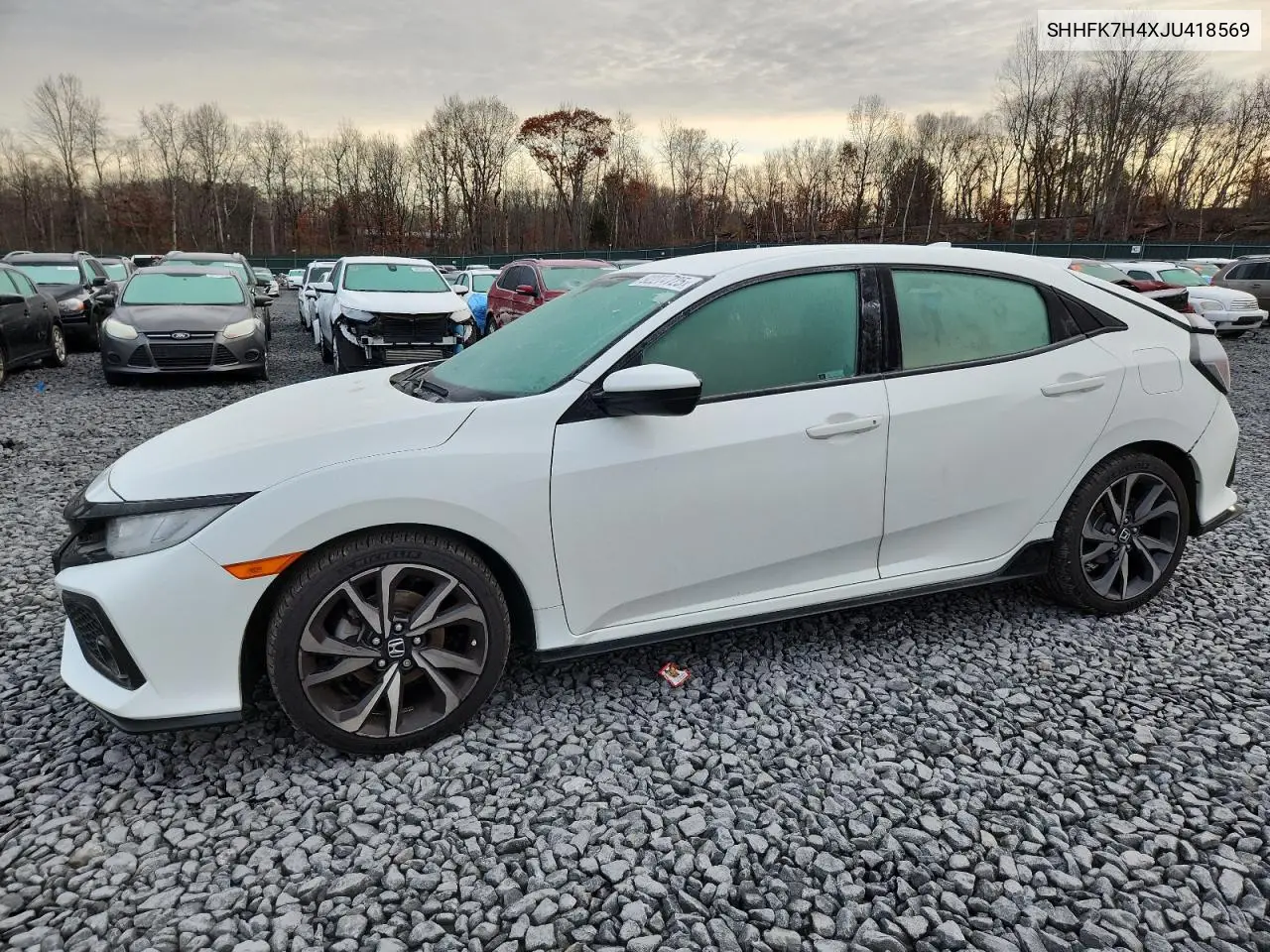 SHHFK7H4XJU418569 2018 Honda Civic Sport