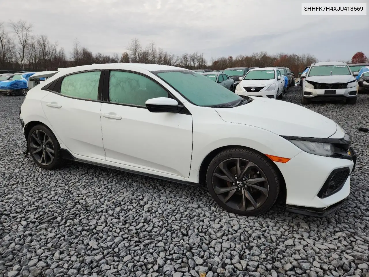 SHHFK7H4XJU418569 2018 Honda Civic Sport