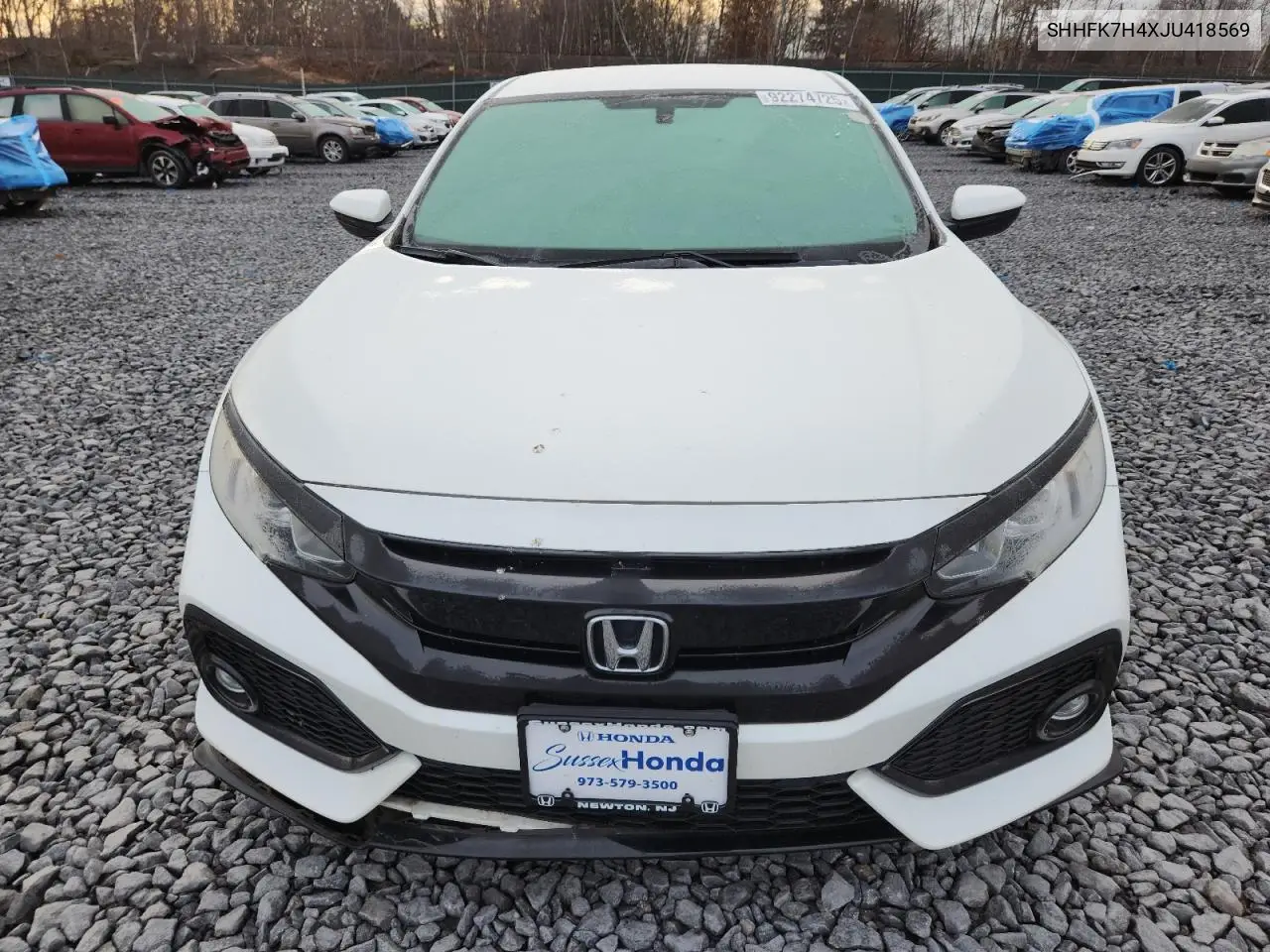 SHHFK7H4XJU418569 2018 Honda Civic Sport