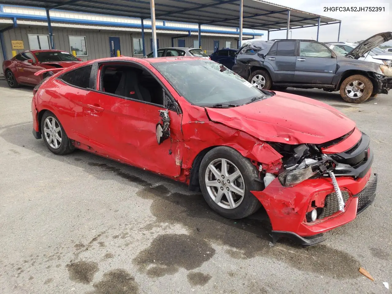 2HGFC3A52JH752391 2018 Honda Civic Si