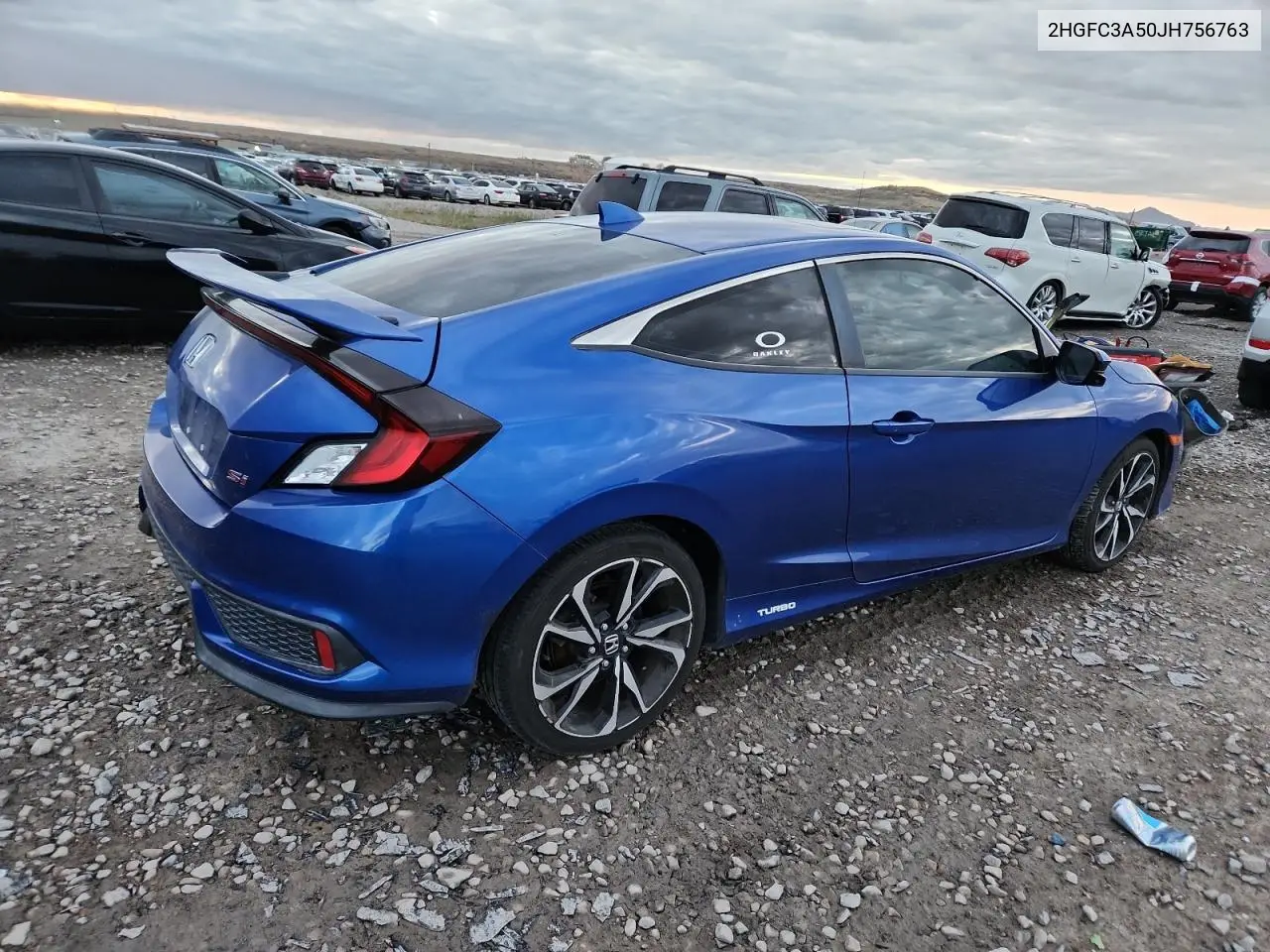 2HGFC3A50JH756763 2018 Honda Civic Si
