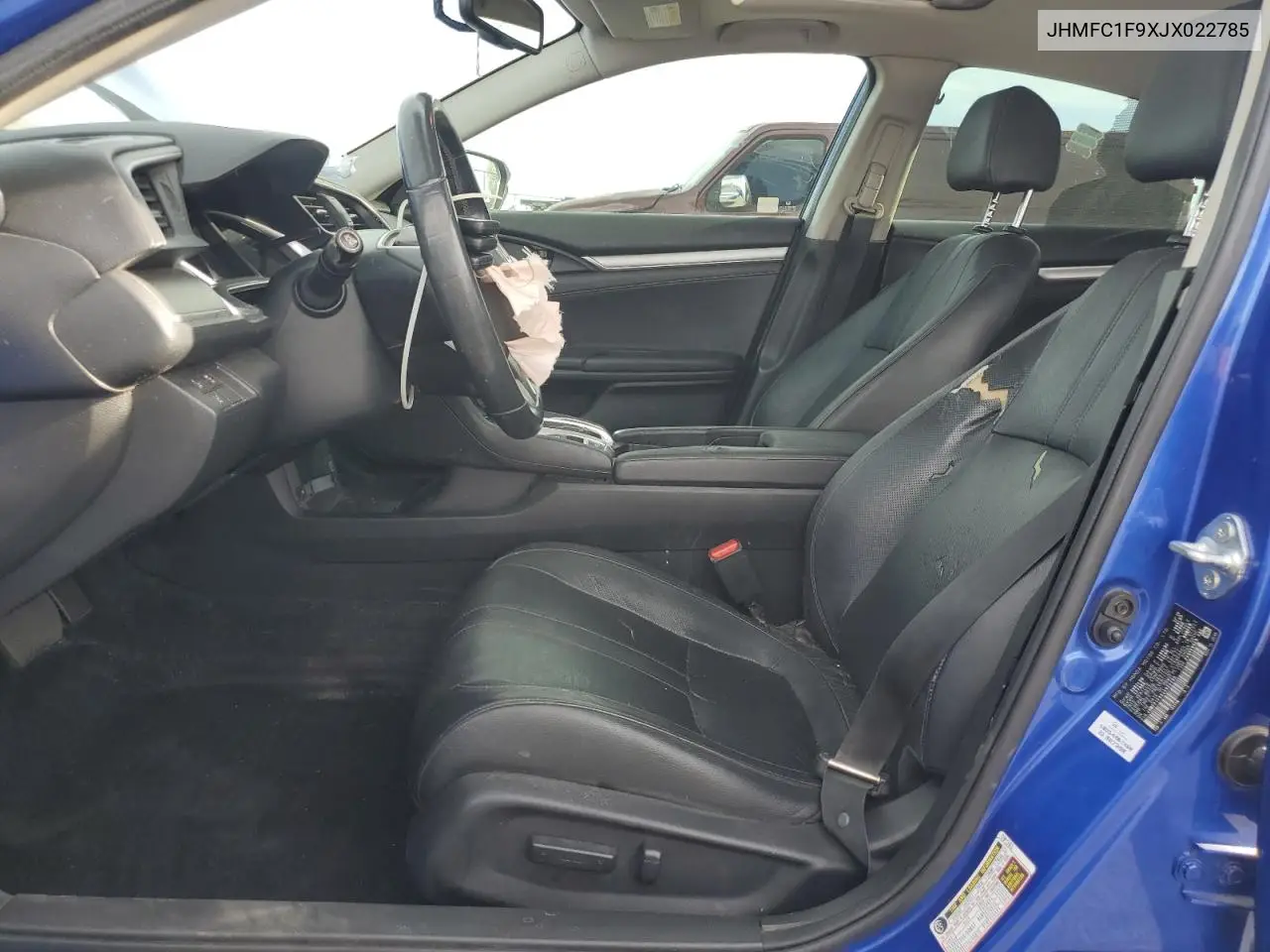 JHMFC1F9XJX022785 2018 Honda Civic Touring