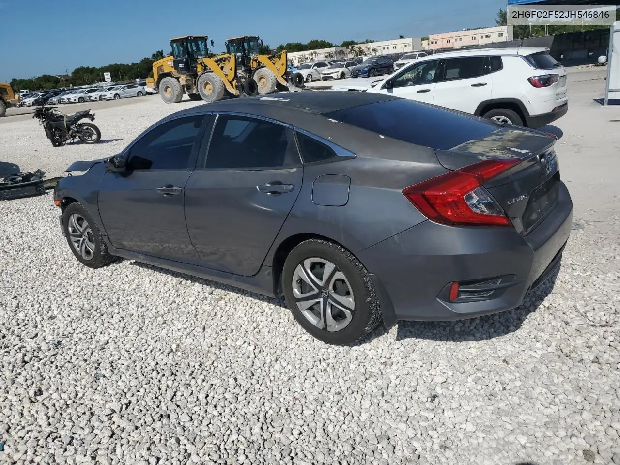 2HGFC2F52JH546846 2018 Honda Civic Lx