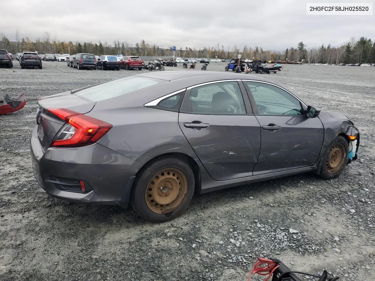 2HGFC2F58JH025520 2018 Honda Civic Lx