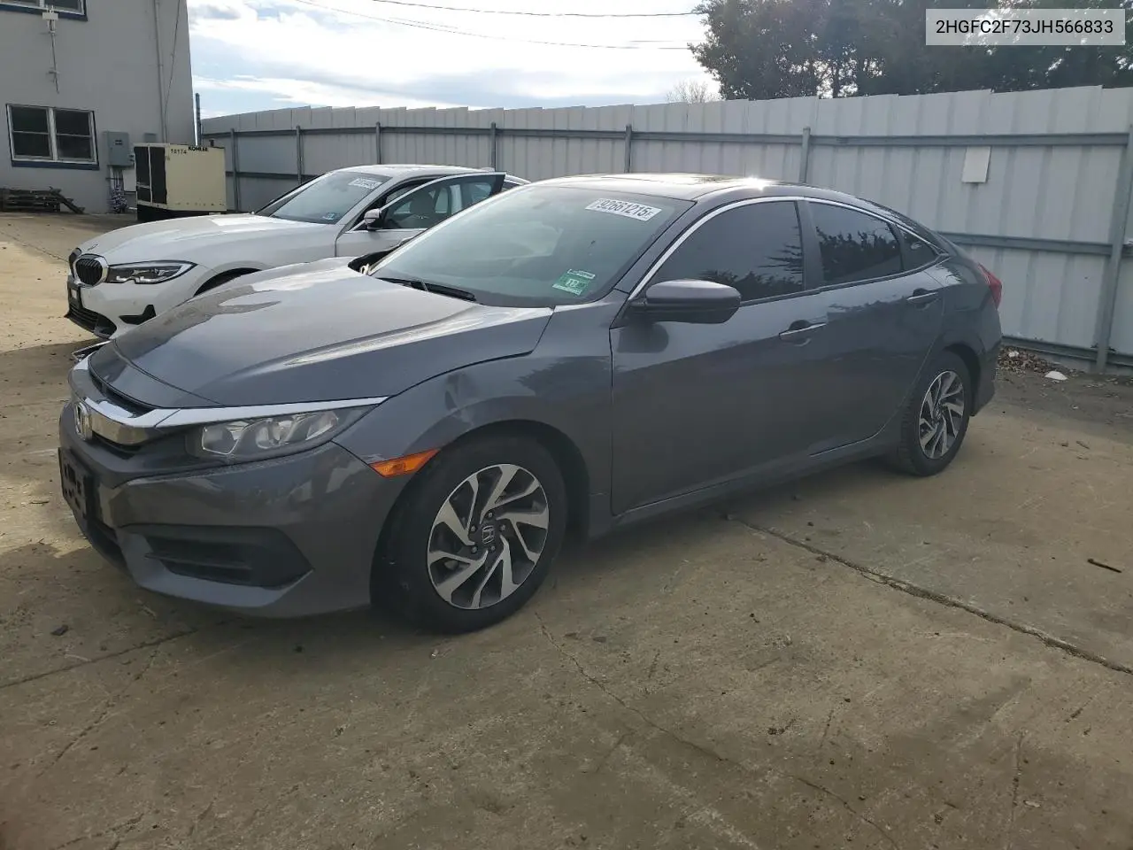 2HGFC2F73JH566833 2018 Honda Civic Ex
