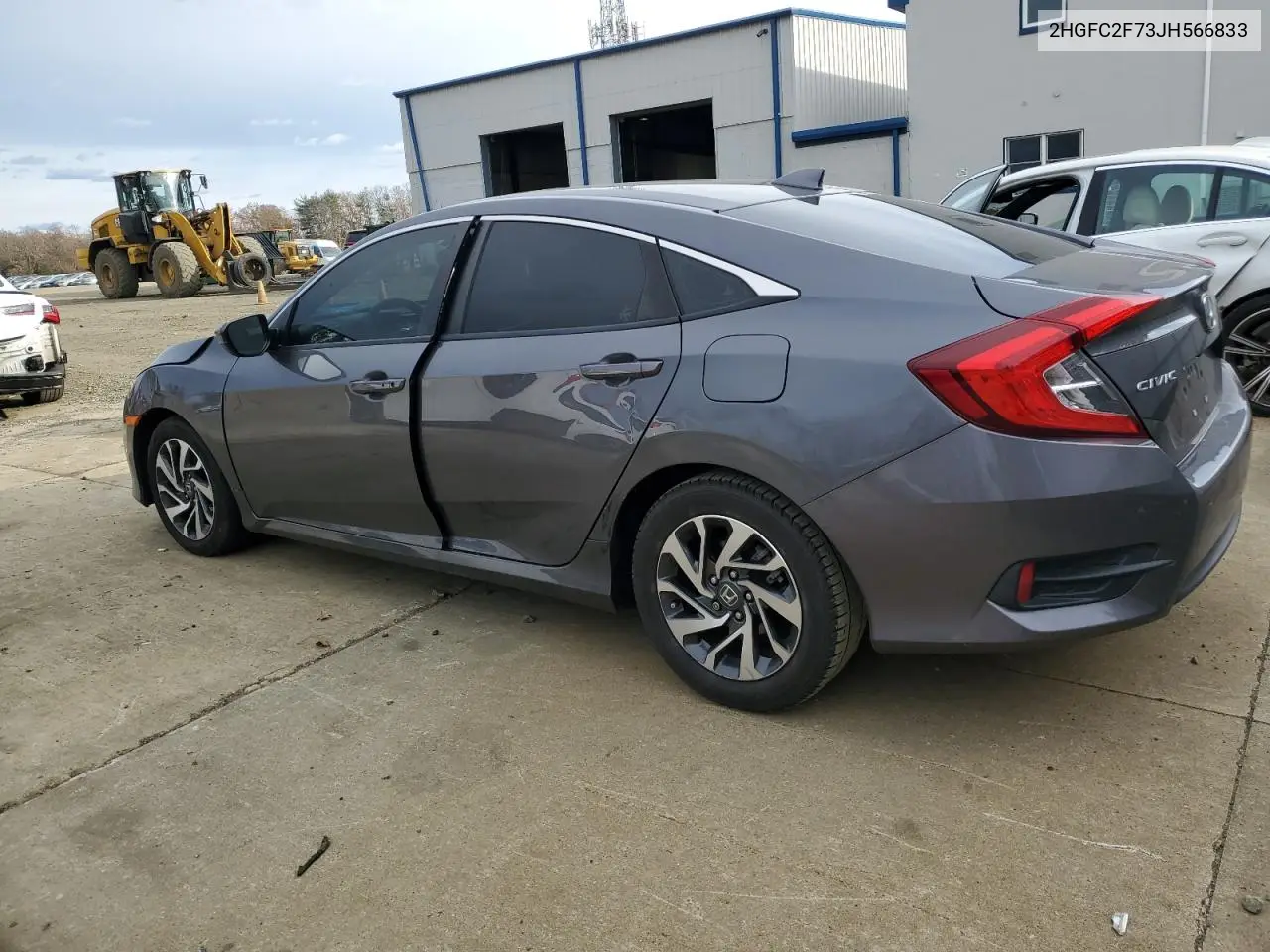 2HGFC2F73JH566833 2018 Honda Civic Ex