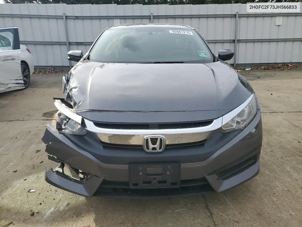 2HGFC2F73JH566833 2018 Honda Civic Ex