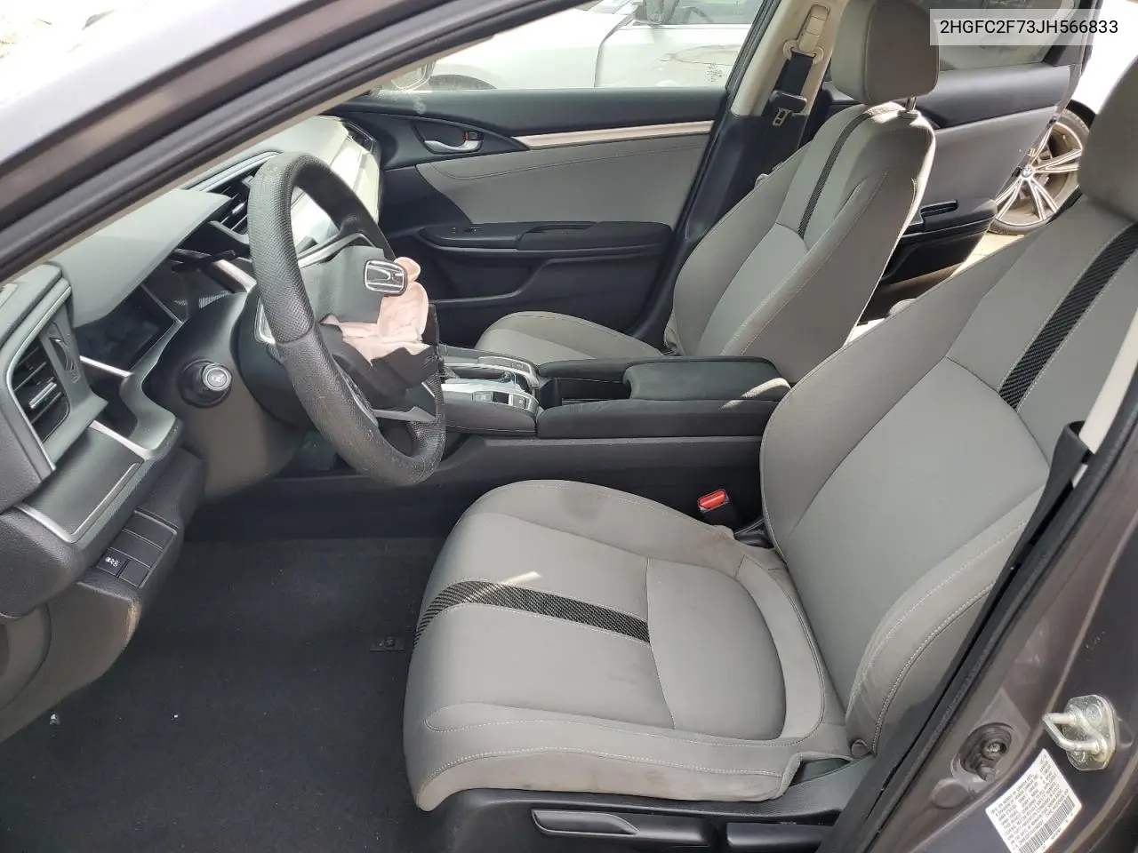 2HGFC2F73JH566833 2018 Honda Civic Ex