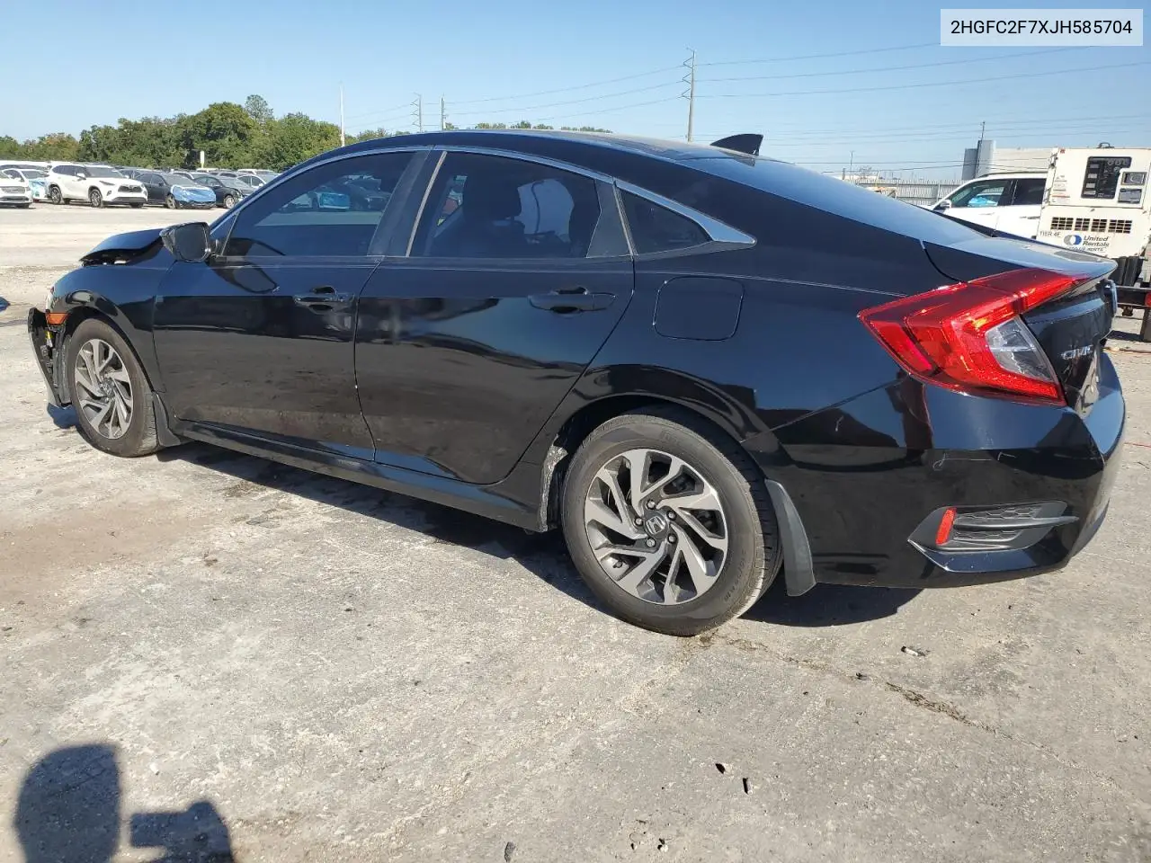 2HGFC2F7XJH585704 2018 Honda Civic Ex
