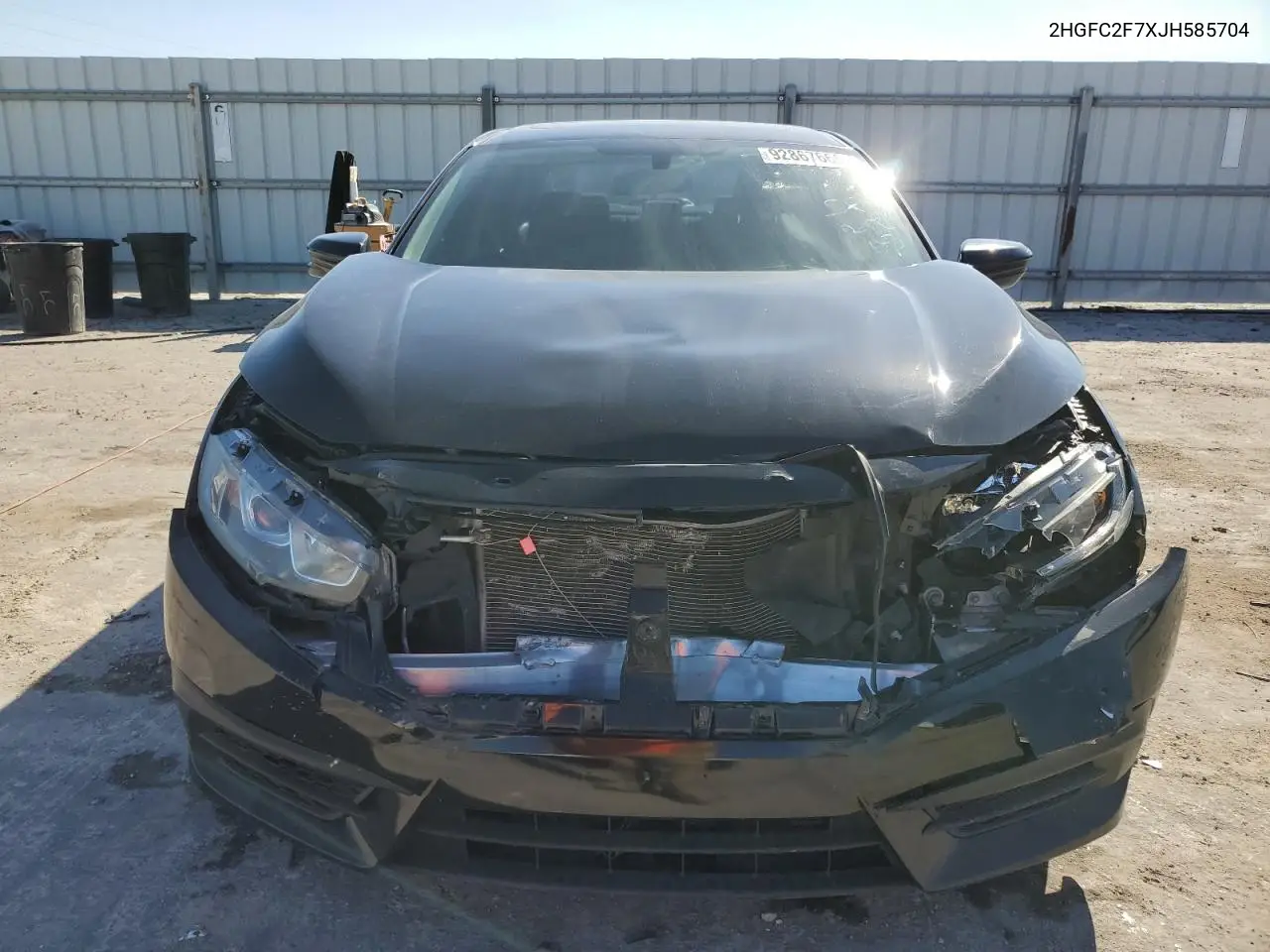 2HGFC2F7XJH585704 2018 Honda Civic Ex