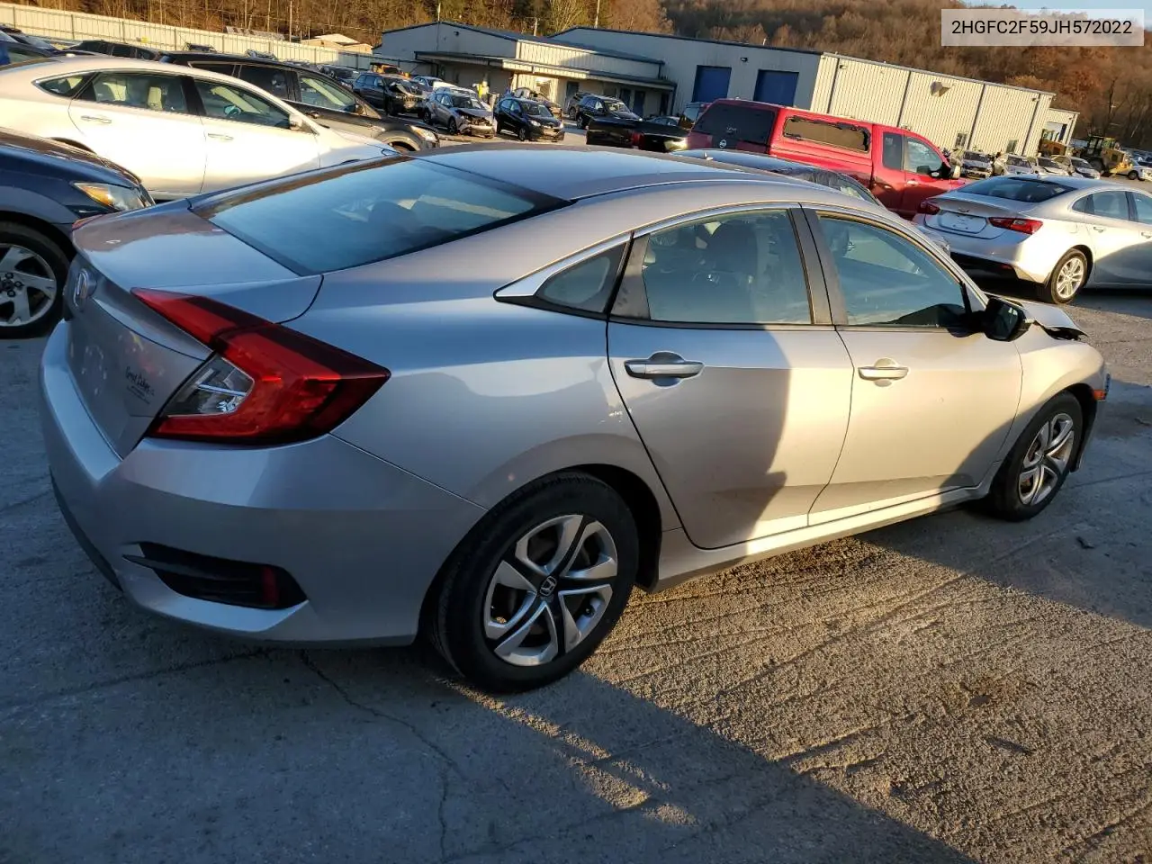 2HGFC2F59JH572022 2018 Honda Civic Lx