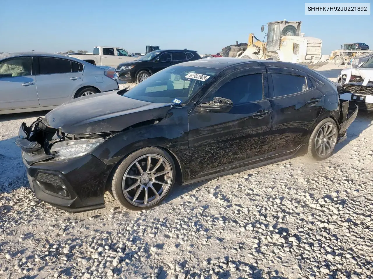 SHHFK7H92JU221892 2018 Honda Civic Sport Touring